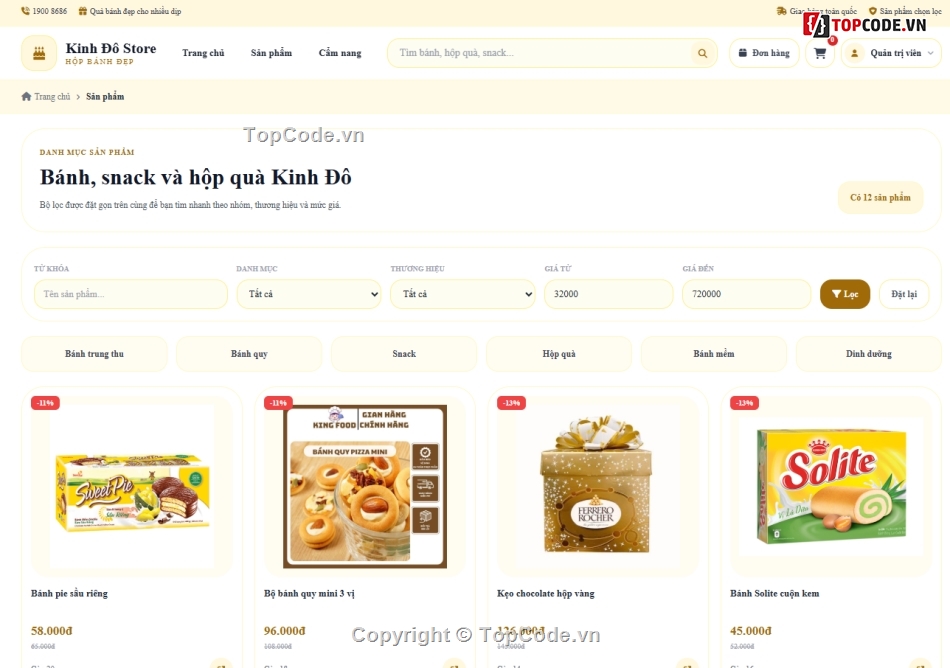 Đồ án,bán kẹo,bán bánh